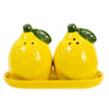 Ensemble salière et poivrière citron