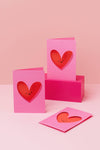 Love heart greeting card 