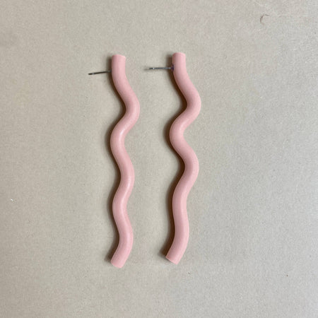 Boucles d'oreilles Drift rose