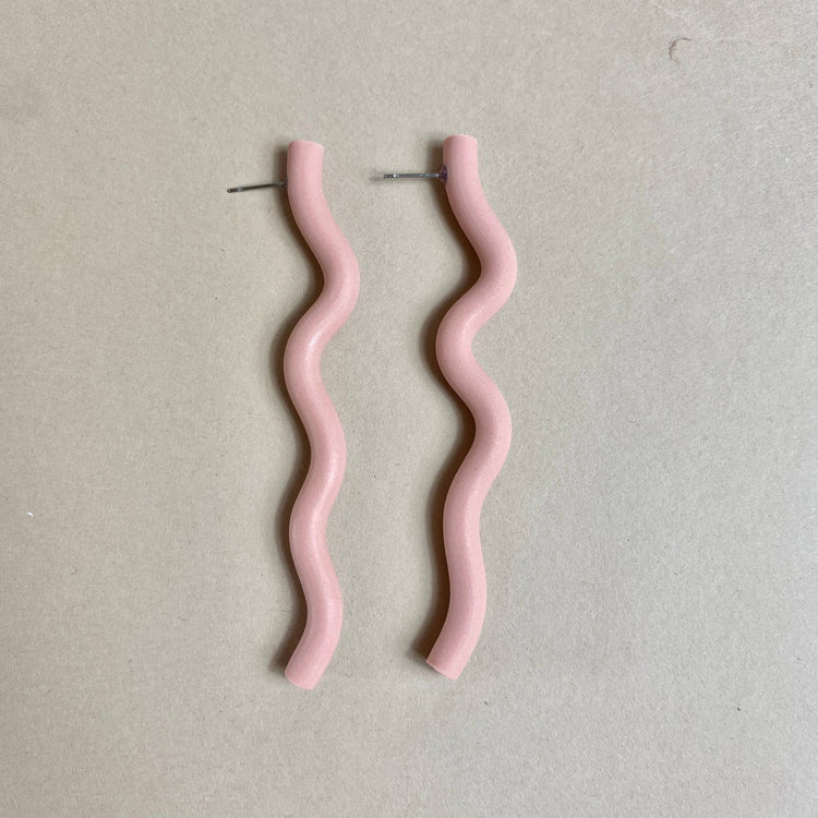 Boucles d'oreilles Drift rose