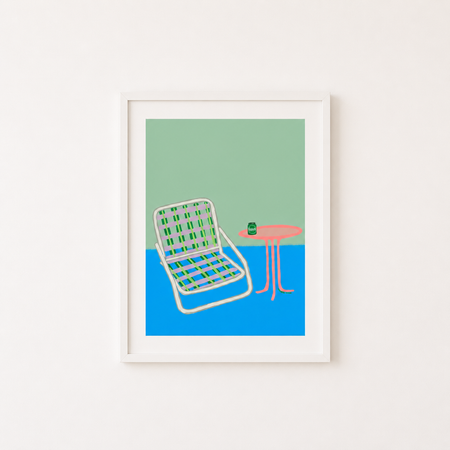 Affiche 'A beer on a summer day'
