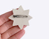 Broche en céramique Soleil d'été
