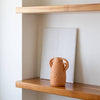 Terracotta ceramic vase