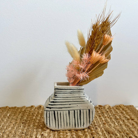Vase en céramique Multi-Rayures