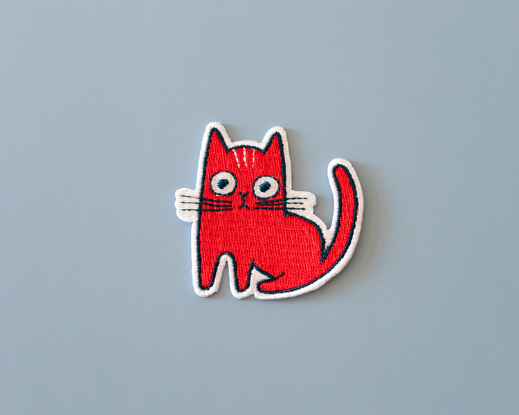Patch thermocollant Chat rouge