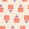 Rouleau de papier d'emballage Party Cake 3m