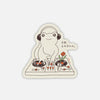 Autocollant DJ Grenouille