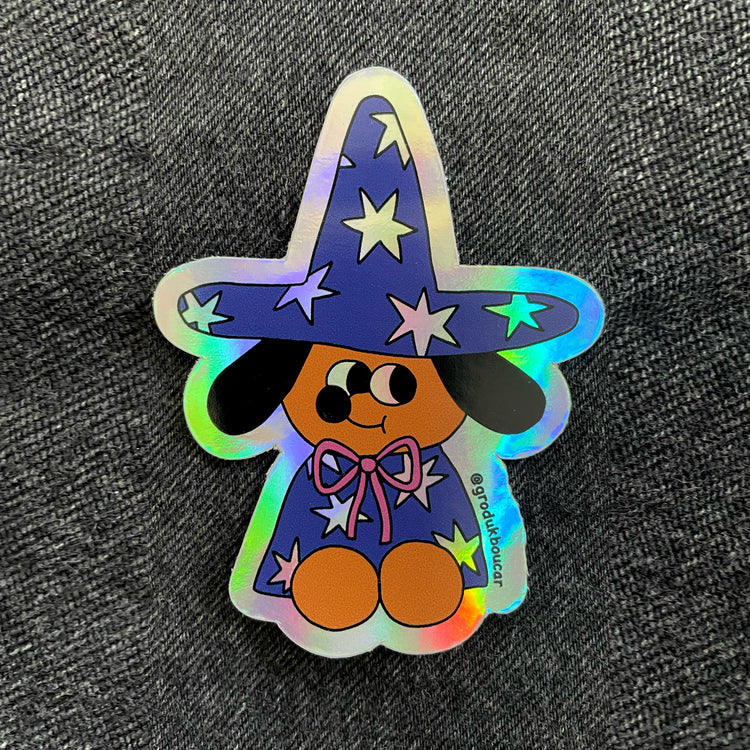 Autocollant Magician Dog