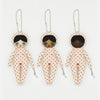 Decorative lucky doll 'Polka dot jumpsuit'