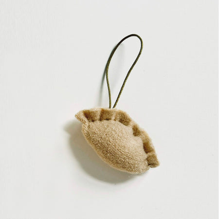 Recycled Wool Dumpling Ornament