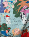 Foulard 'Mais n'est-ce pas que tout ce que nous faisons dans la vie est une façon d'être un peu plus aimés ?'