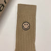 Chaussettes Smiley brodé [couleurs variées]