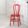 Miniature red retro chair