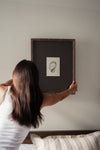 Passe-partout brun 16x20 po  [Ouverture 5x7po]