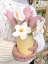 Marguerite en céramique Blanche