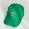 Casquette 'Silly Flower' verte