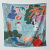 Foulard 'Mais n'est-ce pas que tout ce que nous faisons dans la vie est une façon d'être un peu plus aimés ?'