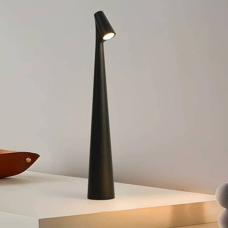 Lampe de table LED portable noir