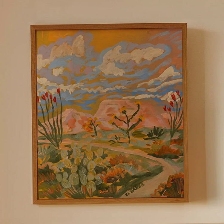 Affiche 'Yellow Southwestern Desert'