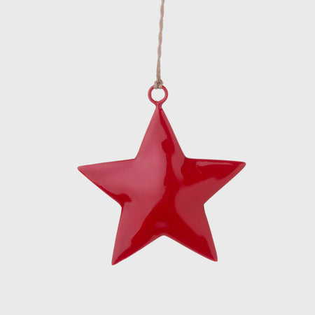 Ornement étoile rouge