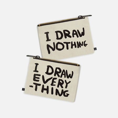 Trousse à crayons 'I Draw Everything - Nothing'