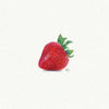 Watercolor poster 'Miniature Strawberry'