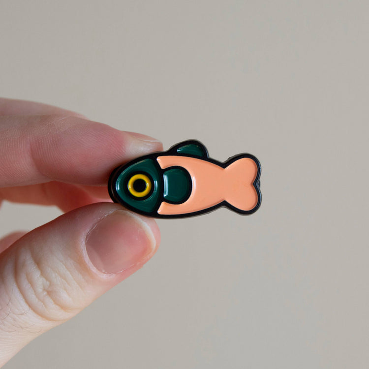 Épinglette Poisson corail