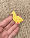 Broche en céramique Canard