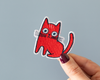 Patch thermocollant Chat rouge