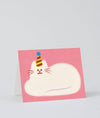 Birthday Cat Greeting Card