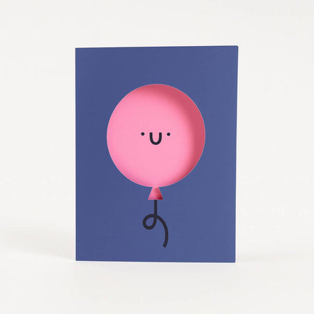 Carte de souhaits Ballon d'anniversaire