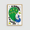 Affiche risographie 'Monsieur Personne'