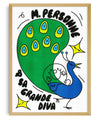 Affiche risographie 'Monsieur Personne'