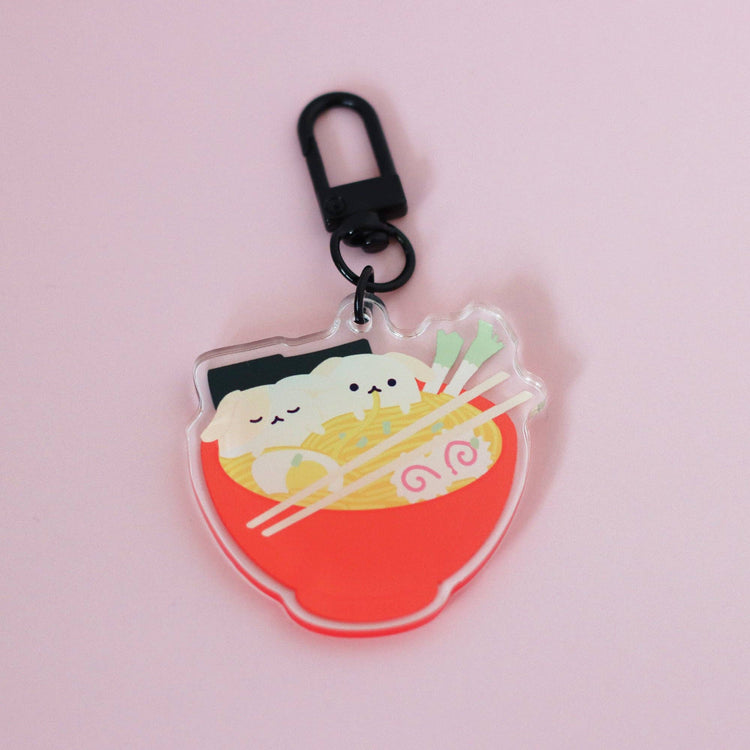 Ramen buns keychain