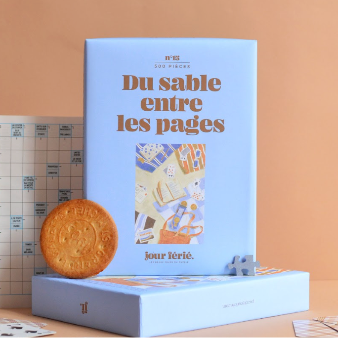 Puzzle Du sable entre les pages - 500 morceaux