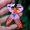 Sweet but Feisty Keychain