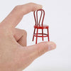 Miniature red retro chair