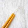 Duo of Ocher tapered candles
