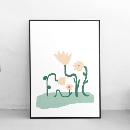 Affiche 'Fleurs chilleuses'