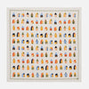Grand foulard Burrow blanc