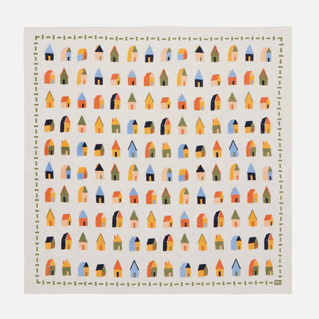 Grand foulard Burrow blanc