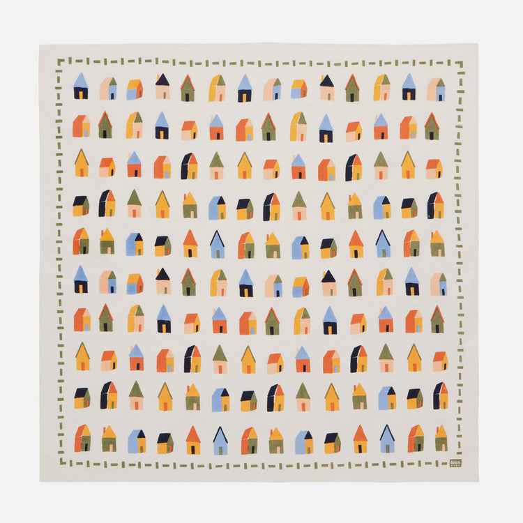 Grand foulard Burrow blanc