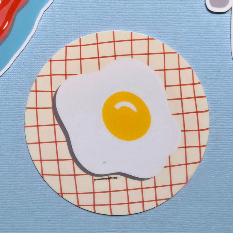 Autocollant Fried Egg