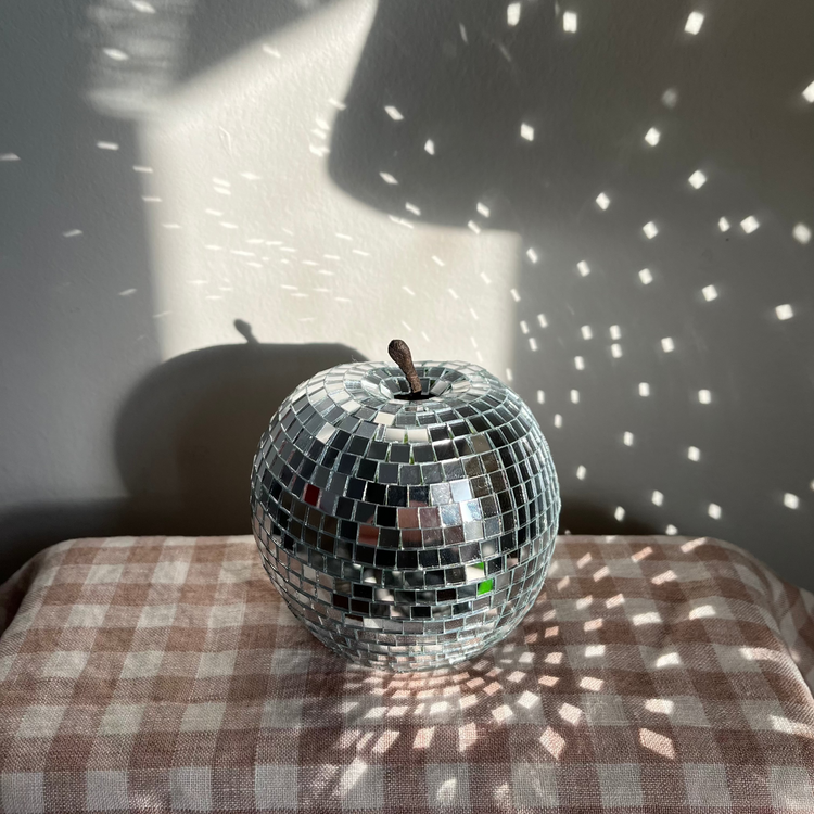 Déco disco Gala Apple argent