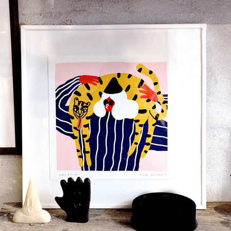 Affiche 'Girl & Tiger'