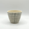 Ceramic checkered mug