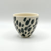 Black spots ceramic cup