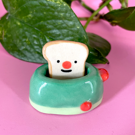 Figurine en céramique Grille-pain [modèles variés]