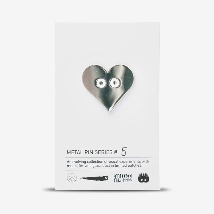 Silver Heart Pin