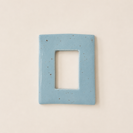 Cadre Rectangle en céramique bleu
